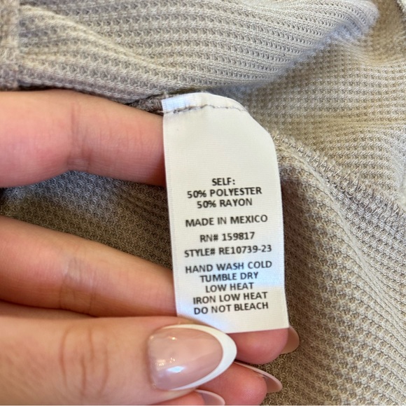 Altar’d State Ruffle Cream Top - Picture 3 of 4